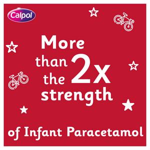 Calpol Six Plus 12 x 5ml Sugar Free Suspension Strawberry Paracetamol Sachets - gallery image 4