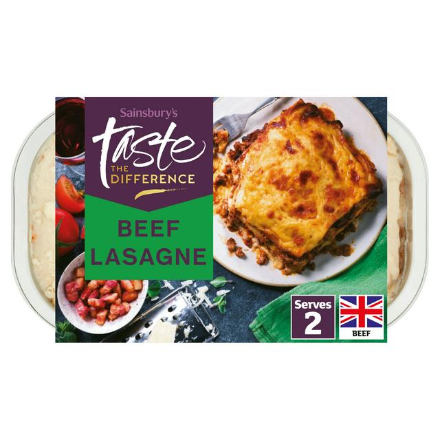 Sainsbury's Lasagne Ready Meal For 2, Taste the Difference 800g |  Sainsbury's