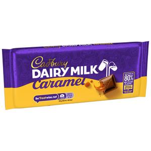 Cadbury Dairy Milk Caramel Chocolate Bar 120g - gallery image 3