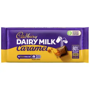 Cadbury Dairy Milk Caramel Chocolate Bar 120g