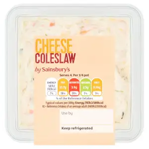 Sainsbury's Crunchy Cheese Coleslaw 300g