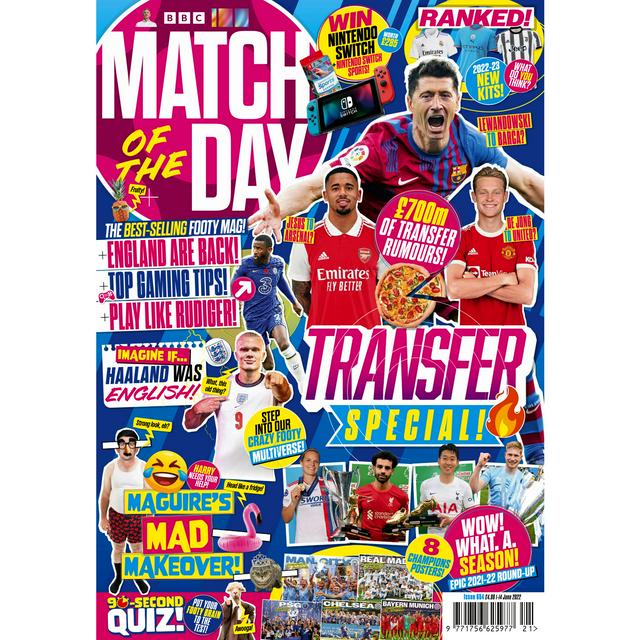 Match Of The Day Weekly Magazine Sainsbury S