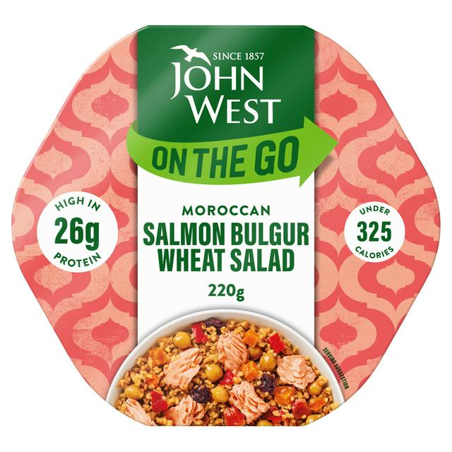 John West Light Lunch Moroccan Style Salmon Salad 220g
