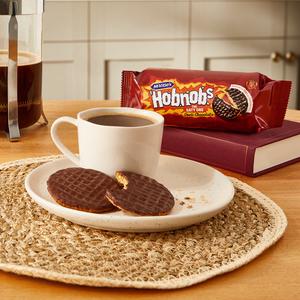 McVitie's Hobnob's Biscuits The Oaty One Dark Chocolate 262g - gallery image 2