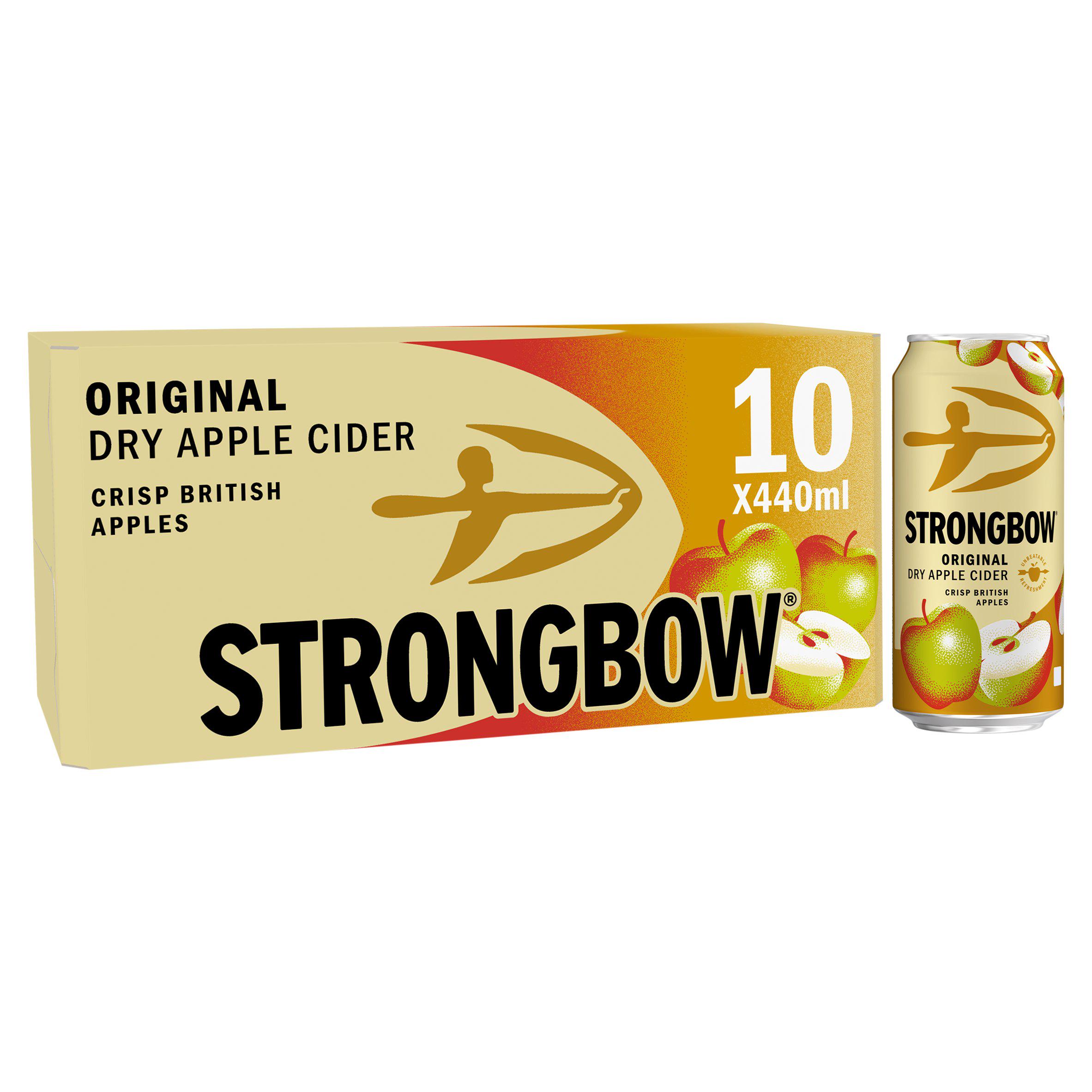 Strongbow Original Cider 10x440ml Multipack