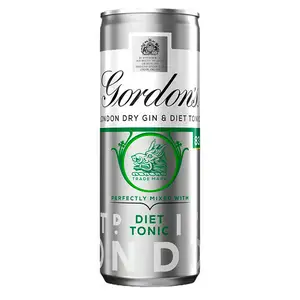 Gordon's Special Dry London Gin & Slimline Tonic Ready to Drink Can 250ml