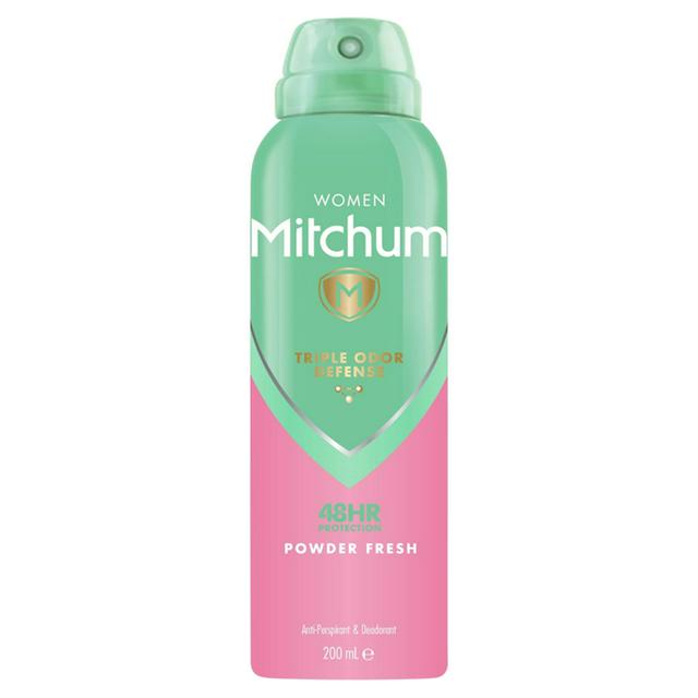 Mitchum Women Triple Odor Defense Protection Powder Fresh Anti-Perspirant & Deodorant 200ml