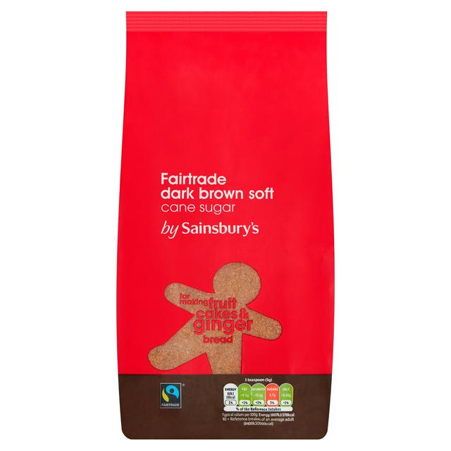 Sainsburys Sainsbury's Fairtrade Dark Soft Brown Sugar 1kg