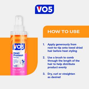 VO5 Enhance Heat Protect Spray With Heat Activated Complex 200ml - gallery image 4