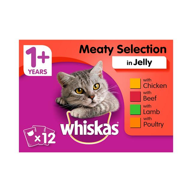 Whiskas in Jelly Wet Adult 1+ Cat Food 