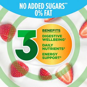 Activia Vanilla Fat Free No Added Sugar Gut Health Fruit Yoghurt Multipack 4x115g - gallery image 3