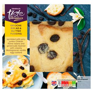 Sainsbury's Brioche Bread & Butter Pudding Dessert, Taste th...
