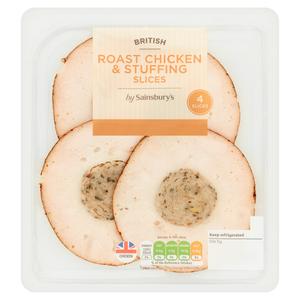 Sainsbury's Roast Whole Cooked British Chicken 894g - 1112g