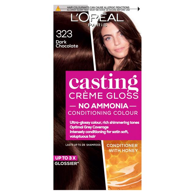 Casting Creme Gloss 323 Dark Chocolate Brown Semi Permanent Hair Dye |  Sainsbury's