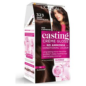 Casting Creme Gloss 323 Dark Chocolate Brown Semi Permanent Hair Dye