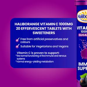 Haliborange Effervescent Vitamin C, Blackcurrant Flavour x20 - gallery image 2