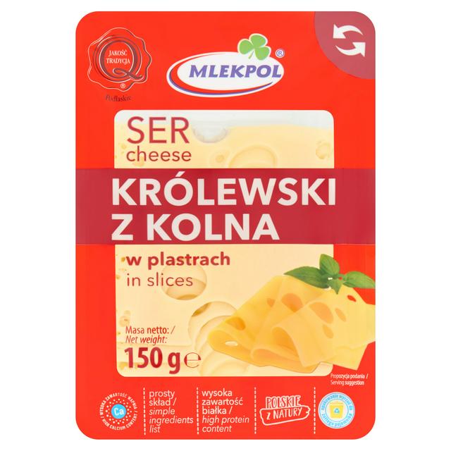 Mlekpol Krolewski Z Kolna Cheese Slices 150g - gallery image 1