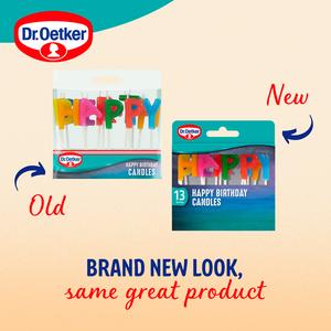 Dr. Oetker Lettered Happy Birthday Candles - gallery image 2