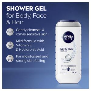 Nivea Men Sensitive Shower Gel 250ml - gallery image 3