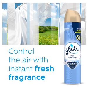 Glade Aerosol Air Freshener Clean Linen 300ml - gallery image 3