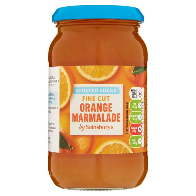 Sainsbury's Reduced Sugar Fine Cut Orange Marmalade 415g - gallery image 1