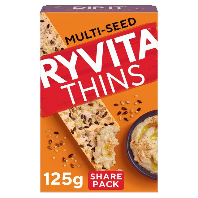 Ryvita Thins Multiseed Flatbreads 125g