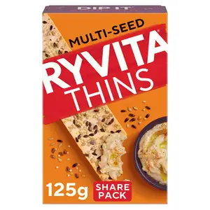 Ryvita Thins Multi Seed Flatbread Crackers 125g