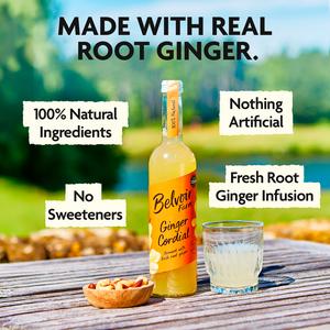 Belvoir Farm Ginger Cordial 500ml - gallery image 2