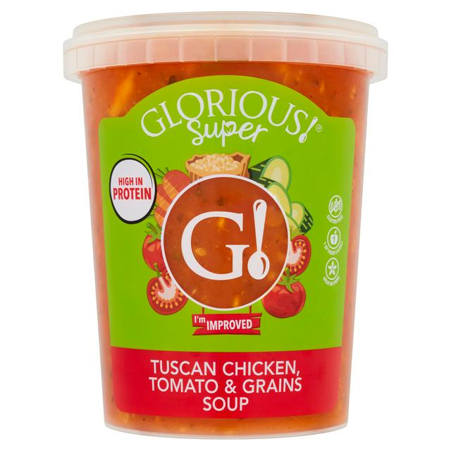 Glorious Tuscan Chicken Tomato Grains Soup 600g Sainsbury S