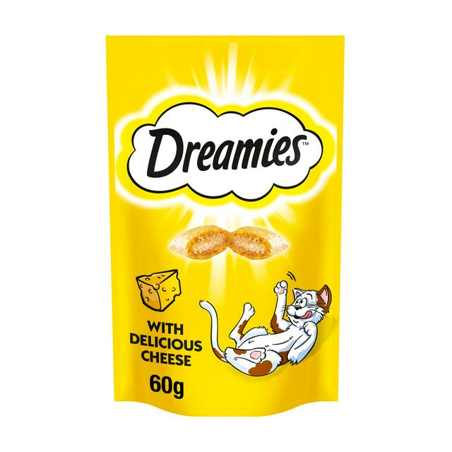 Dreamies Adult 1+ Cat Treat Biscuits with Cheese 60g