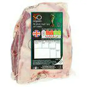 Sainsbury's So Organic British Lamb Half Leg approx 1kg