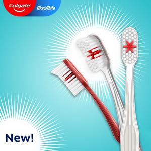 Colgate Max White Medium Toothbrush - gallery image 6