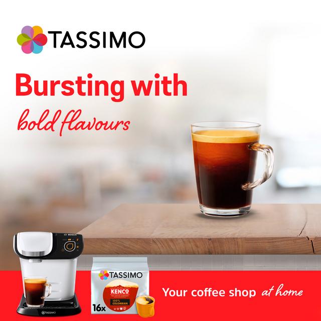 Tassimo Kenco 100% Colombian Coffee Pods x16 Sainsbury's