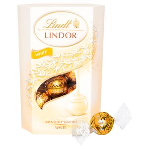Lindt Lindor White Chocolate Truffles Box 200g - gallery image 2