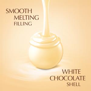 Lindt Lindor White Chocolate Truffles Box 200g - gallery image 3