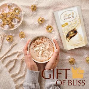 Lindt Lindor White Chocolate Truffles Box 200g - gallery image 4