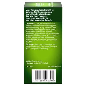Nicorette Icy White Gum Pieces Quit Smoking Aid x105 4mg - gallery image 4
