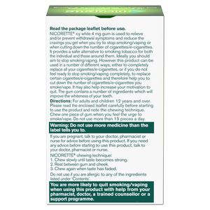 Nicorette Icy White Gum Pieces Quit Smoking Aid x105 4mg - gallery image 6