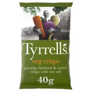 Tyrrells Mixed Root Vegetable Crisps 40g