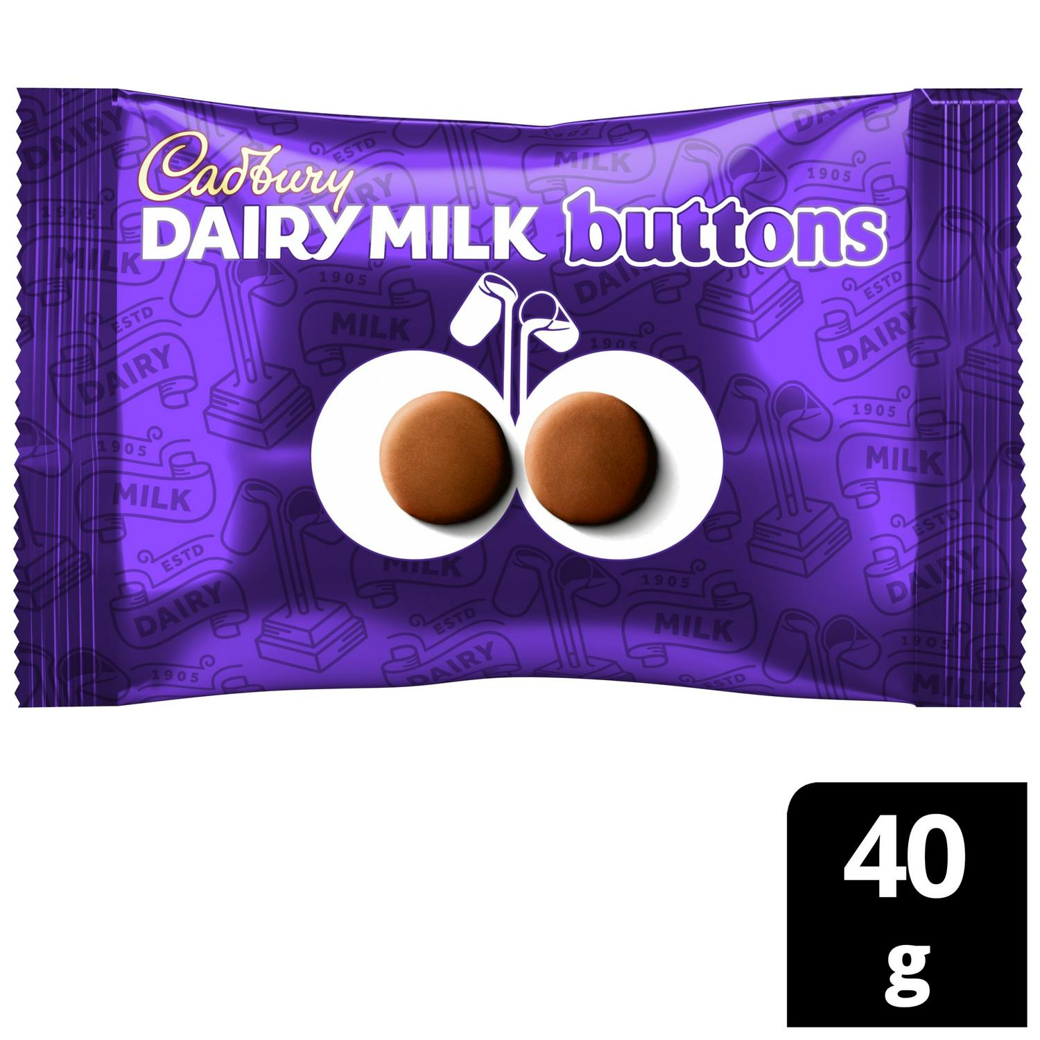 Cadbury Dairy Milk Chocolate Buttons 40g