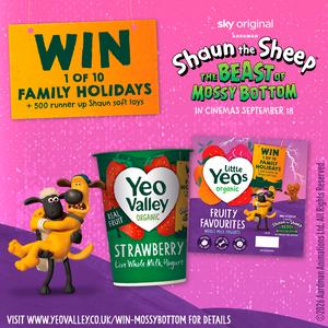 Yeo Valley Organic Strawberry Yogurt 450g - gallery image 2