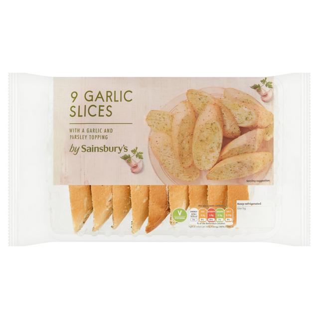Sainsbury S Garlic Slices X9 270g Sainsbury S Sainsbury S Garlic Slices X9 270g Sainsbury S