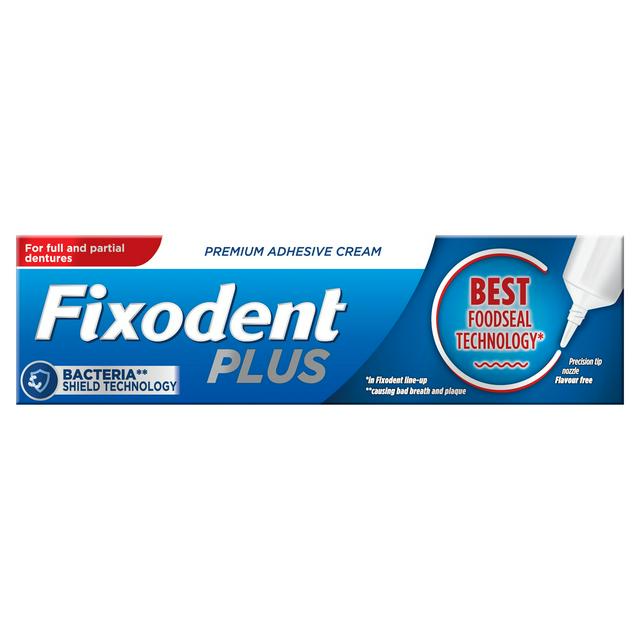 Fixodent Plus Foodseal Denture Adhesive Cream 40g