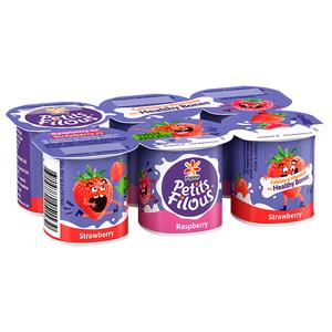 Petits Filous Kids Strawberry & Raspberry Yoghurt 6x47g - gallery image 2