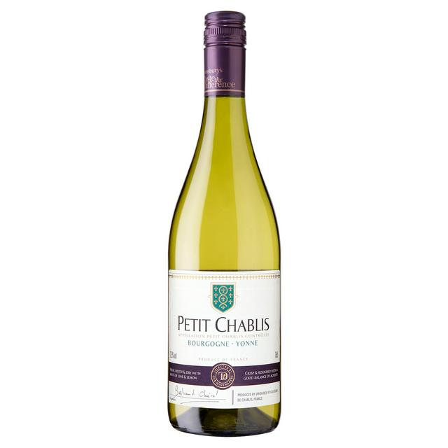 Taste the Difference Sainsbury's Petit Chablis Chardonnay White Wine, Taste the Difference 75cl