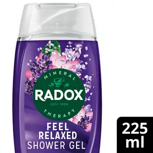 Radox Feel Relaxed Shower Gel Lavender & Waterlily Body Wash 225ml