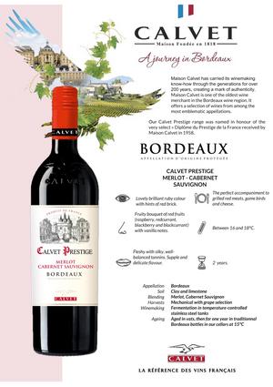Prestige de Calvet Bordeaux Red Wine 75cl - gallery image 3