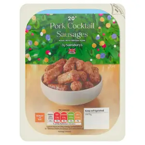 Sainsbury's Pork Cocktail Sausages 200g