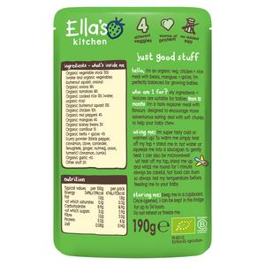 Ella's Kitchen Organic Caribbean Chicken Baby Food Pouch 10+ Months 190g - gallery image 2