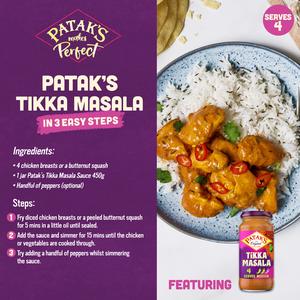 Patak's Tikka Masala Curry Sauce 450g - gallery image 2